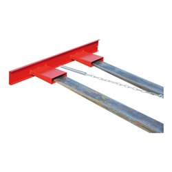 Bauer Südlohn Gabelzinkenschild GZS, lackiert, Feuerrot