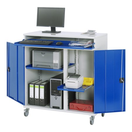 Rau Computer-Schrank - Modell 60 BxTxH 1100x520x1185 mm