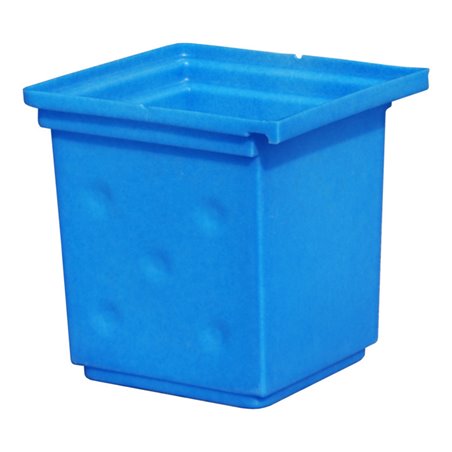 Bauer Südlohn Vorsatzbehälter VB 2, aus robustem Polyethylen, Ausführung in blau