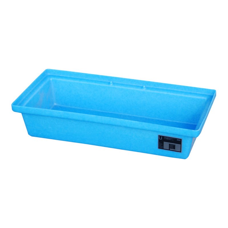 Bauer Südlohn GREEN-LINE PE-Auffangwanne für Paletten KWP-P 30, aus robustem Polyethylen, Blau