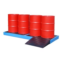 Bauer Südlohn GREEN-LINE PE-Bodenschutzwanne BWPS-PE 300, aus robustem Polyethylen, Blau