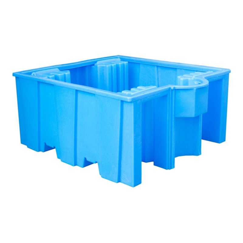Bauer Südlohn GREEN-LINE PE-Auffangwanne WP 1/11, aus robustem Polyethylen, Blau