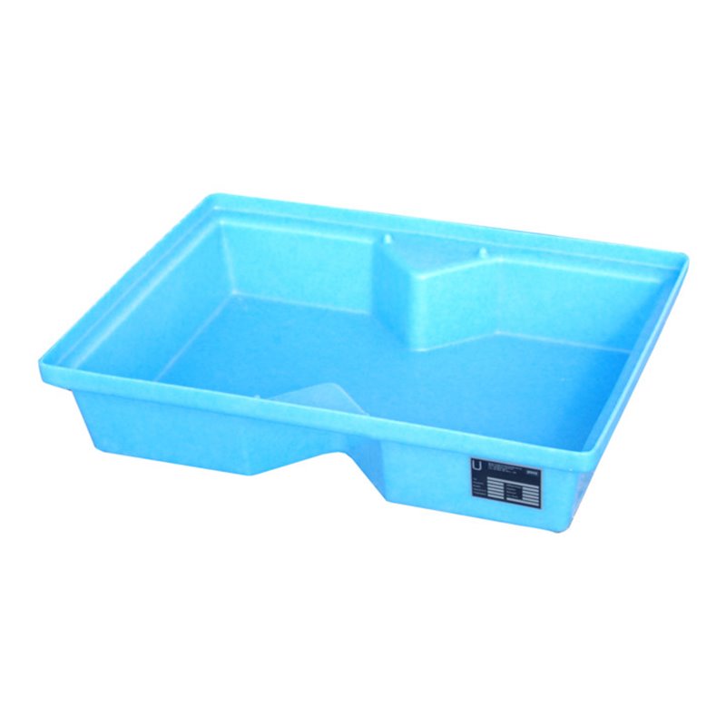 Bauer Südlohn GREEN-LINE PE-Auffangwanne für Paletten KWP-P 40, aus robustem Polyethylen, Blau