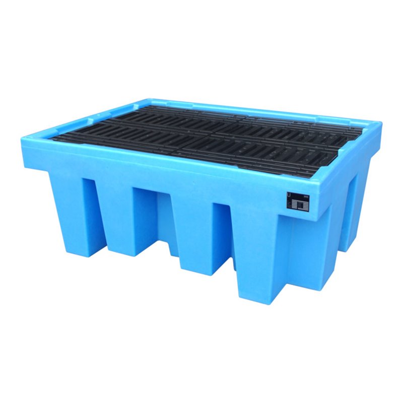 Bauer Südlohn GREEN-LINE PE-Auffangwanne WP-PE 1/11, aus robustem Polyethylen, Blau