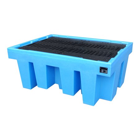 Bauer Südlohn GREEN-LINE PE-Auffangwanne WP-PE 1/11, aus robustem Polyethylen, Blau