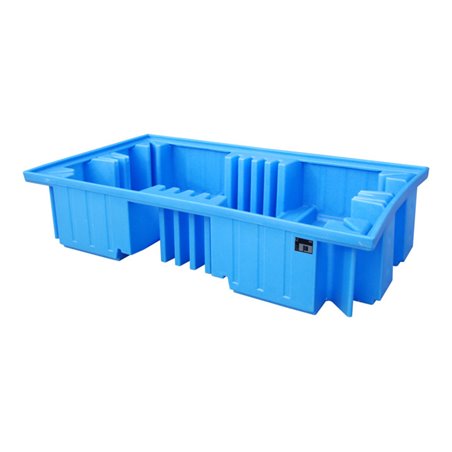 Bauer Südlohn GREEN-LINE PE-Auffangwanne WP 2/11, aus robustem Polyethylen, Blau