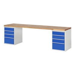 Rau Werkbank Modell 7510, B 3000 x T 700 x H 840mm