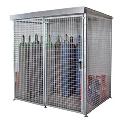 Bauer Südlohn Gasflaschen-Container GFC-M2/D, feuerverzinkt