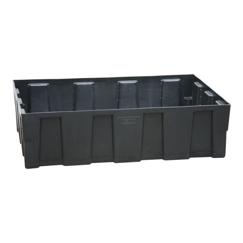 CEMO Euro-PE-Auffangwanne 250/2 mit Zulassung ohne Gitterrost