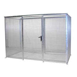 Bauer Südlohn Gasflaschen-Container GFC-M4, feuerverzinkt