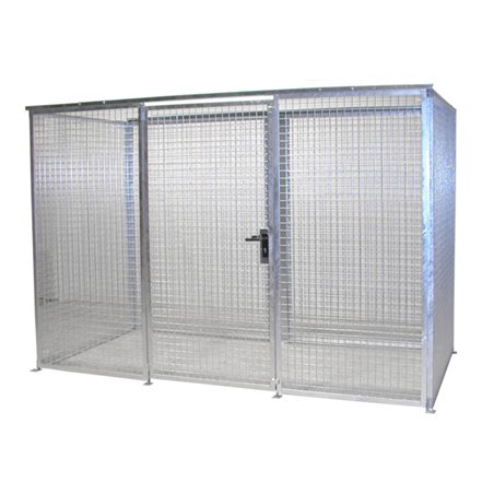 Bauer Südlohn Gasflaschen-Container GFC-M4, feuerverzinkt