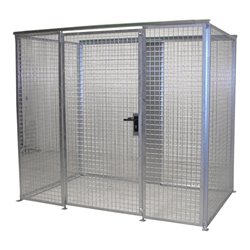 Bauer Südlohn Gasflaschen-Container GFC-M3, feuerverzinkt