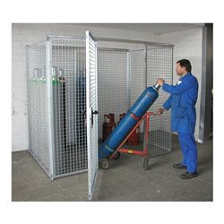 Bauer Südlohn Gasflaschen-Container GFC-M3, feuerverzinkt