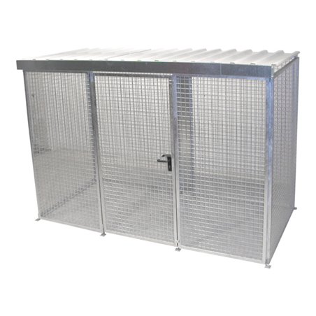 Bauer Südlohn Gasflaschen-Container GFC-M4/D, feuerverzinkt