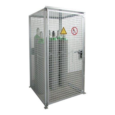 Bauer Südlohn Gasflaschen-Container GFC-M0/D, feuerverzinkt