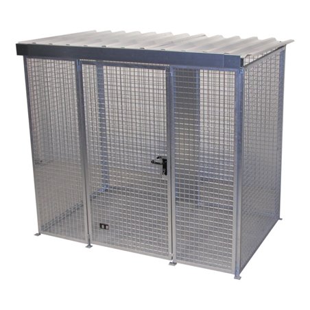 Bauer Südlohn Gasflaschen-Container GFC-M3/D, feuerverzinkt