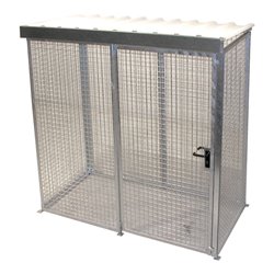 Bauer Südlohn Gasflaschen-Container GFC-M1/D, feuerverzinkt