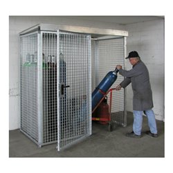 Bauer Südlohn Gasflaschen-Container GFC-M1/D, feuerverzinkt