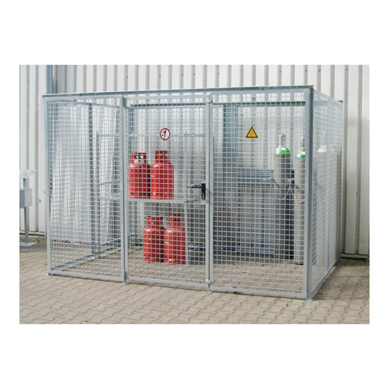 Bauer Südlohn Gasflaschen-Container GFC-M5, feuerverzinkt