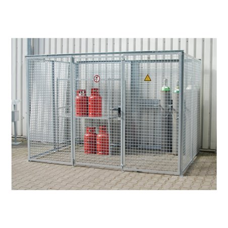 Bauer Südlohn Gasflaschen-Container GFC-M5, feuerverzinkt