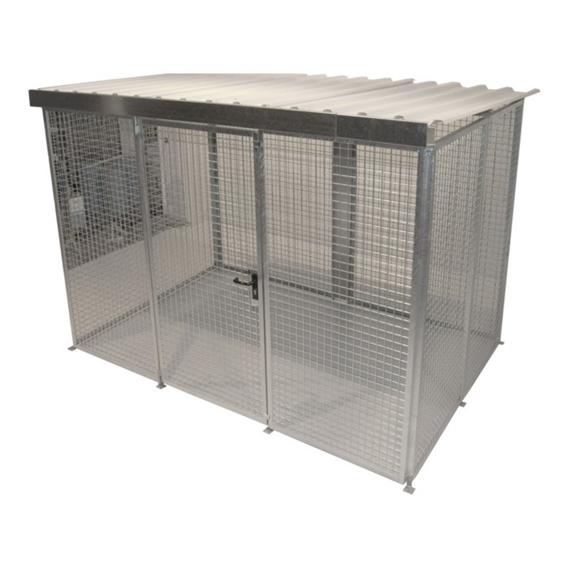 Bauer Südlohn Gasflaschen-Container GFC-M5/D, feuerverzinkt