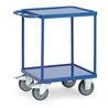 fetra Tischwagen 2496W mit Stahlblech-Wannen - Tragkraft 500kg TPE-Reifen