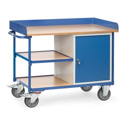 fetra Werkstattwagen 2435 - Tragkraft 400kg TPE-Reifen