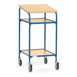 fetra Rollpult 5834 mit Schreibfläche und 2 Ablageböden