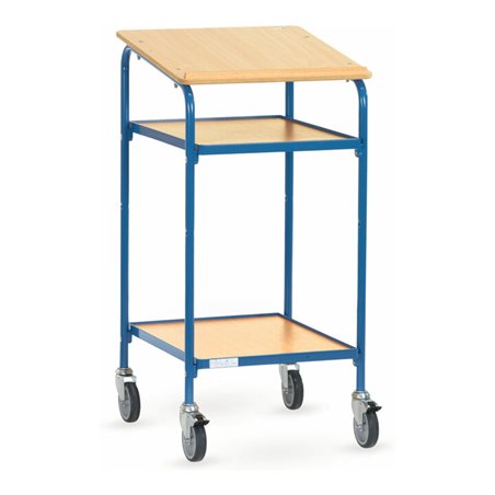 fetra Rollpult 5834 mit Schreibfläche und 2 Ablageböden