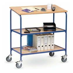 fetra Rollpult 5837 mit Schreibfläche und 2 Ablageböden