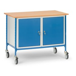 fetra Rolltisch 5868 mit 2 verschließbaren Stahlschränken