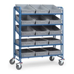 fetra Eurokastenwagen 1399 -mit Kästen - Tragkraft 250kg TPE-Reifen