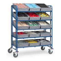 fetra Eurokastenwagen 1399 -mit Kästen - Tragkraft 250kg TPE-Reifen