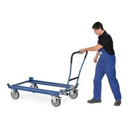 fetra Einklink-Rohrschiebebügel für Paletten-Fahrgestell