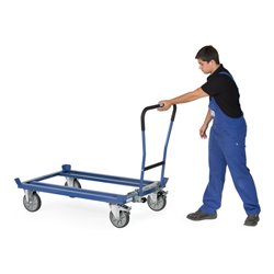 fetra Einklink-Rohrschiebebügel für Paletten-Fahrgestell