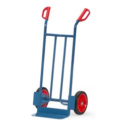 fetra Stahlrohr-Sackkarre B1115V - Vollgummibereifung Tragkraft 250 kg