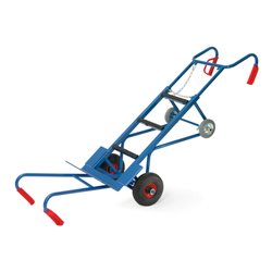 fetra Gerätekarre 11050 - Tragkraft 400kg Schaufel 19x55cm Komplettausrüstung mit Treppensternen, Tragholm und Spanngurt