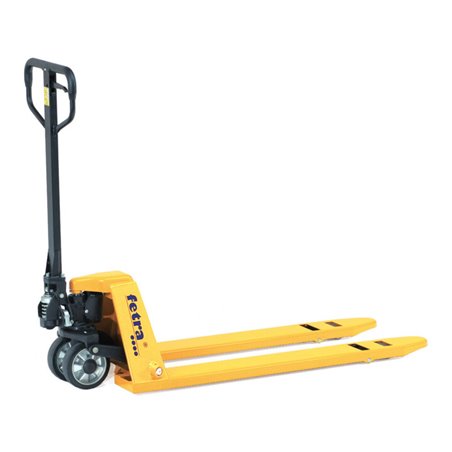 fetra Gabelhubwagen 2120 Tragkraft 2000kg, Vollgummilenkräder, Nylon-Gabelrollen
