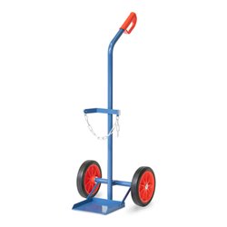 Stahlflaschenkarre f.Flascheninhalt 1x20-50l Vollgummi-Bereifung Trgf100kg FETRA