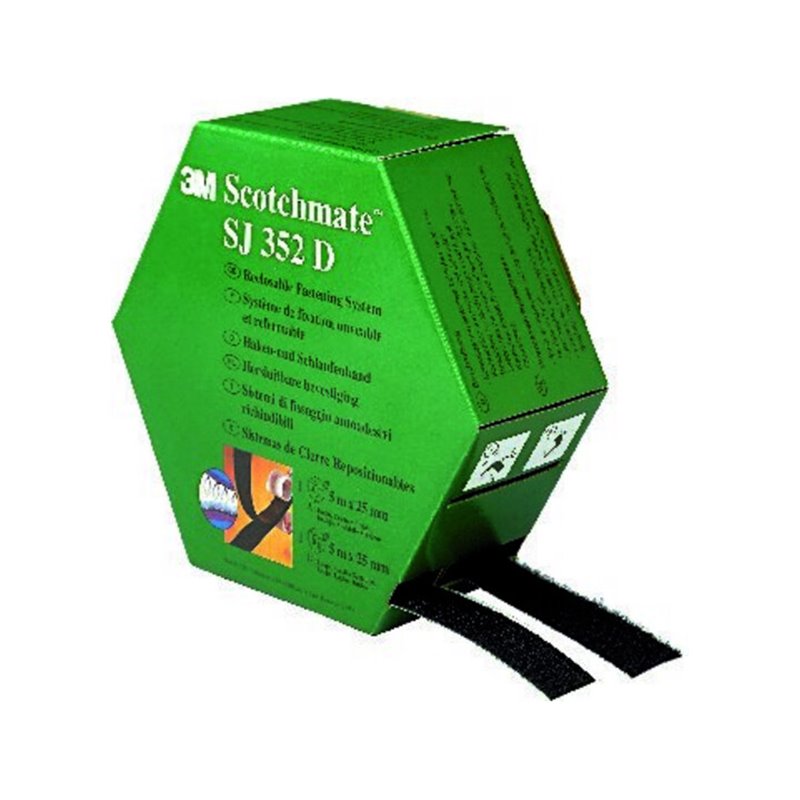 3M Scotchmate SJ352D Haken- Schlaufenband je 5m