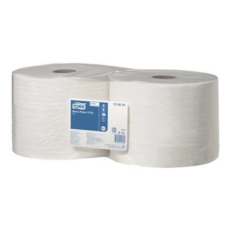 Putztuch Tork Standard weiß 2lagig L.350xB.240mm 1500Abrisse 2RL/VE