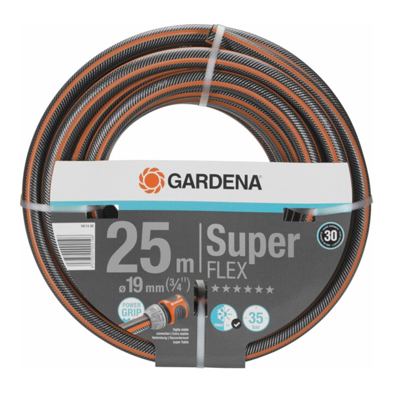 GARDENA Premium SuperFLEX Schlauch 12x12 19 mm (3/4'), 25 m o. A.