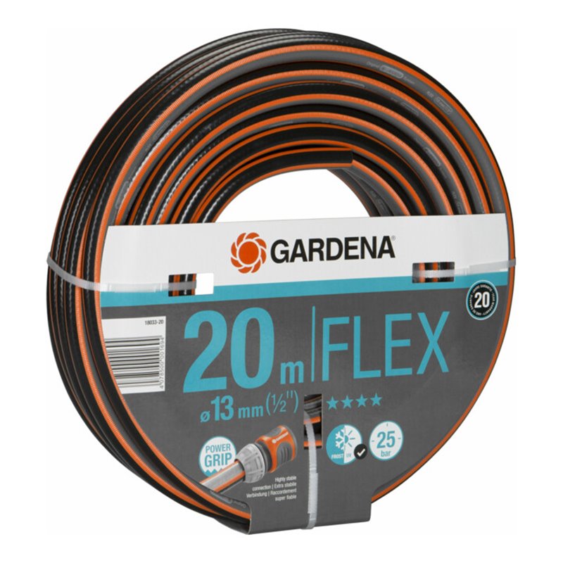 GARDENA Comfort FLEX Schlauch 9x9 13 mm (1/2'), 20 m o. A.