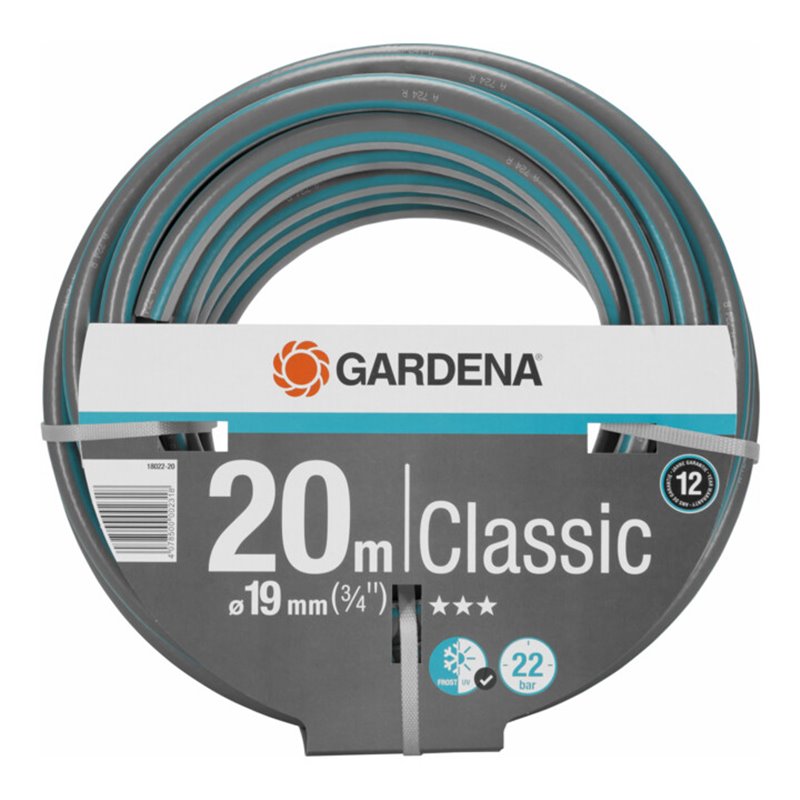 GARDENA Classic Schlauch 19 mm (3/4'), 20 m o. A.