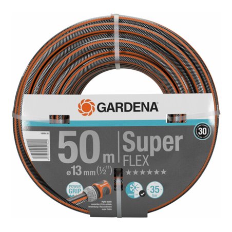 GARDENA Premium SuperFLEX Schlauch 12x12 13 mm (1/2'), 50 m o. A.