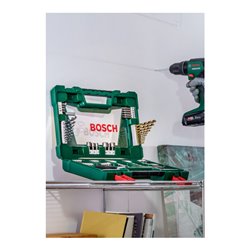 Bosch V-Line TiN-Bohrer- und Bit-Set, Ratschen-Schraubendreher, Magnetstab