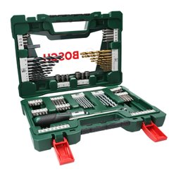Bosch V-Line TiN-Bohrer- und Bit-Set, Ratschen-Schraubendreher, Magnetstab