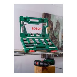 Bosch V-Line TiN-Bohrer- und Bit-Set, Ratschen-Schraubendreher, Magnetstab