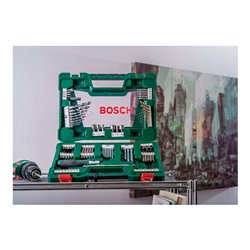 Bosch V-Line TiN-Bohrer- und Bit-Set, Ratschen-Schraubendreher, Magnetstab