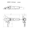 Metabo Flachkopf-Winkelschleifer WEPBF 15-150 Quick Karton